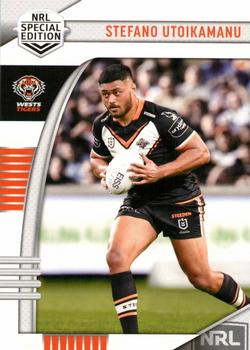 2022 NRL Traders - 2022 TLA Traders Best & Less Exclusive #BL48 Stefano Utoikamanu Front